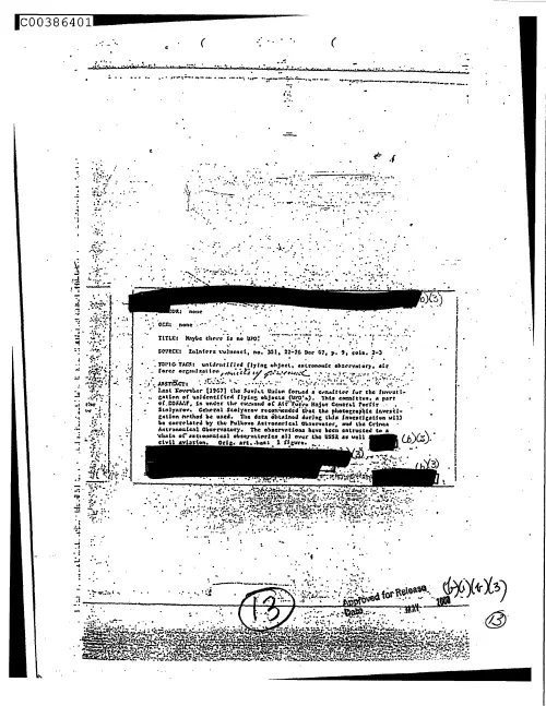 First page of CIAUFO - MaybeThereIsNoUfoDoc_0005517745