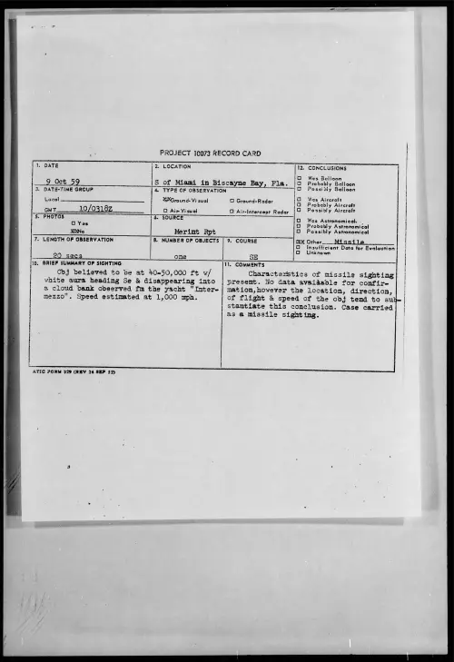 First page of 1959.10 - 6960470 - 5 Of Miami In Biscayne Bay, Fla