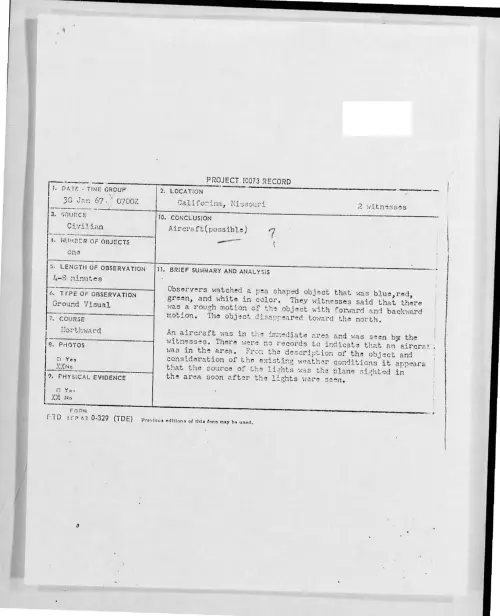 First page of 1967-01-8544579-California-Missouri