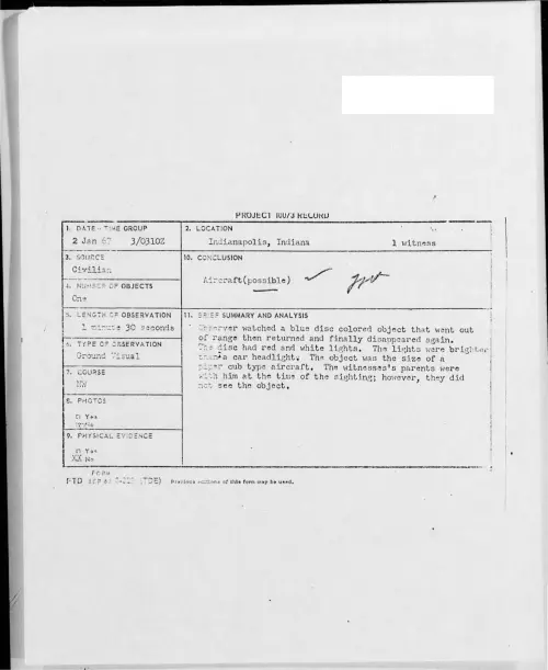 First page of 1967-01-8529908-Indianapolis-Indiana
