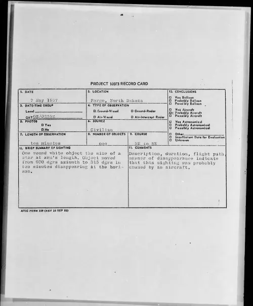 First page of 1957.05 - 6789805 - Fargo, North Dakota