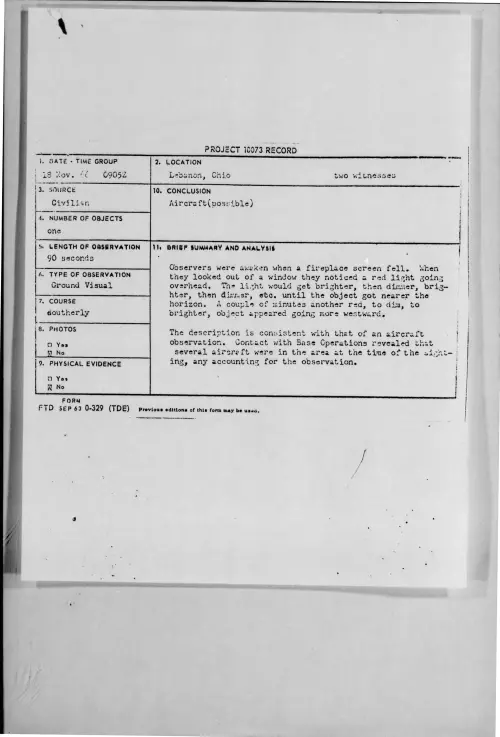 First page of 1966-11-8275377-Lebanon-Ohio
