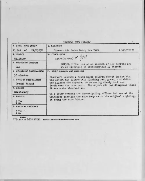 First page of 1966-10-8289031-StewartAirForceBase-NewYork