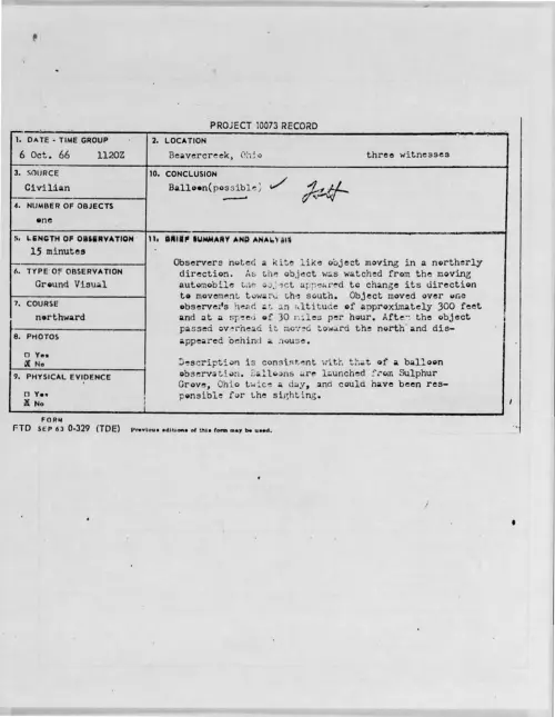 First page of 1966-10-8278056-Beavercreek-Ohio