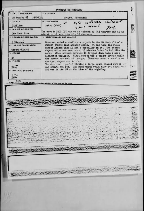 First page of 1966-08-8288968-Oregon-Wisconsin