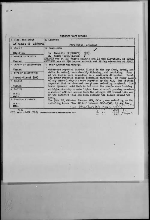First page of 1966-08-8728209-FortSmith-Arkansas