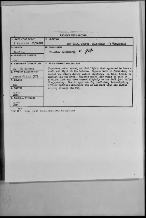 First page of 1966-08-8726010-SanLuisObispo-California