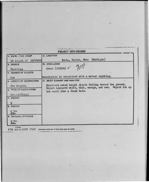 First page of 1966-08-8729017-Xenia-Dayton-Ohio