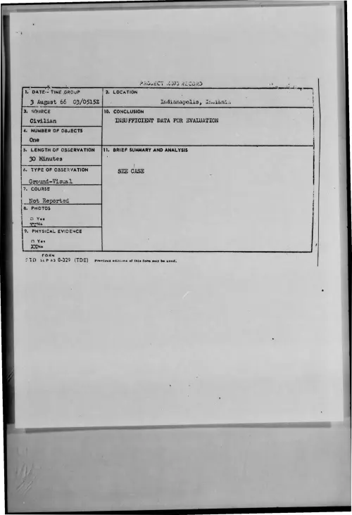 First page of 1966-08-8726421-Indianapolis-Indiana