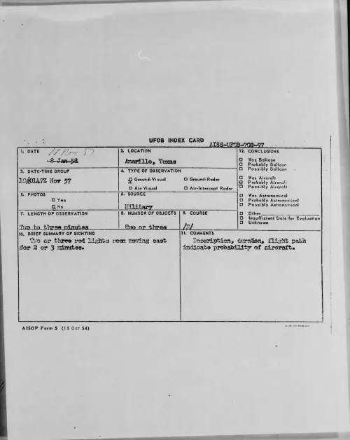 First page of 1957.11 - 6782339 - Amarillo, Texas