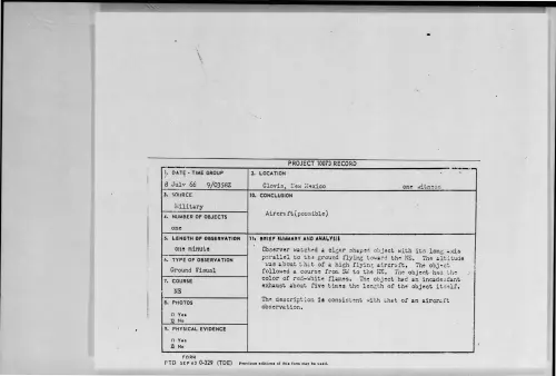 First page of 1966-07-8290238-Clovis-NewMexico