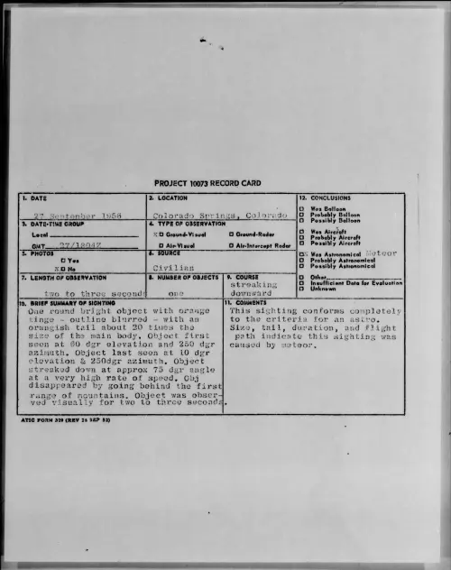 First page of 1956.09 - 7071290 - Colorado Springs, Colorado