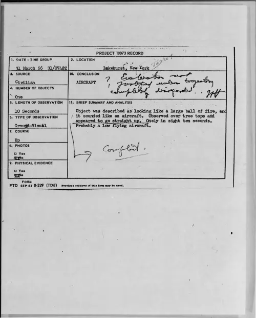 First page of 1966-03-8685420-Lakehurst-NewJersey