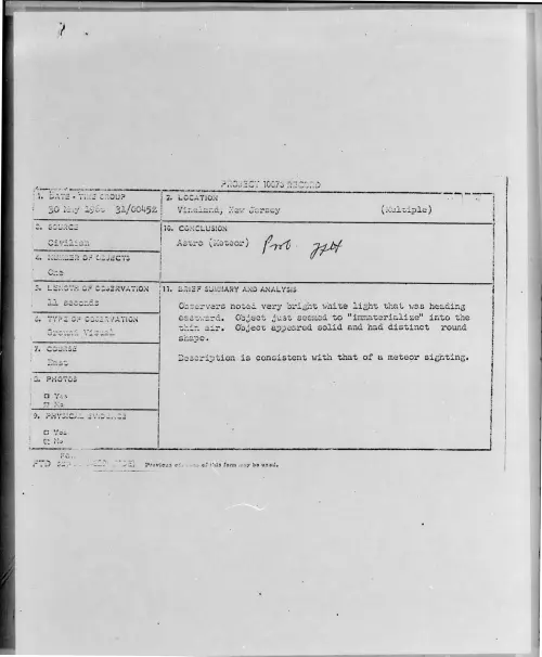 First page of 1966-05-7092626-Vineland-NewJersey
