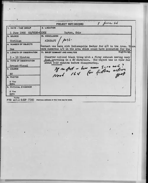 First page of 1966-06-7092758-Dayton-Ohio