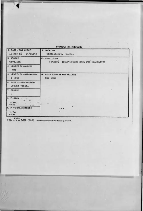 First page of 1966-05-7092363-Casselberry-Florida
