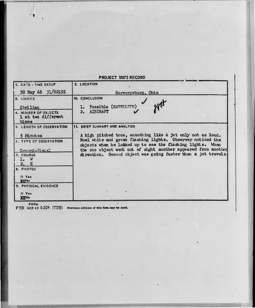 First page of 1966-05-7092637-Harverysburg-Ohio