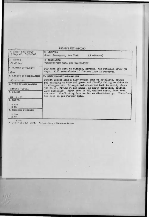 First page of 1966-05-7091931-SouthJamesport-NewYork