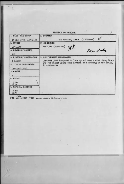 First page of 1966-05-7092376-NEHouston-Texas