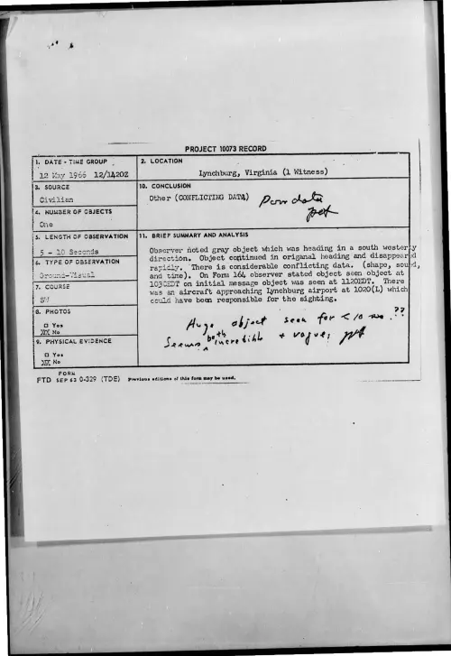 First page of 1966-05-7092295-Lynchburg-Virginia