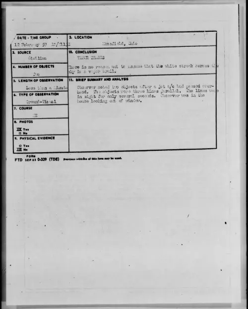 First page of 1959.02 - 9079035 - Mansfield, Ohio