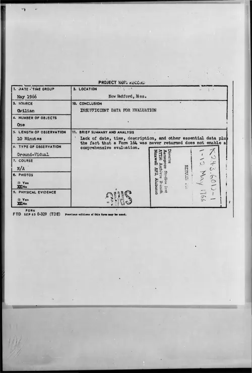 First page of 1966-05-7091791-NewBedford-Mass