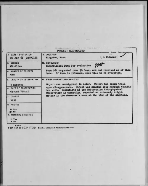 First page of 1966-04-7107836-Kingston-Mass