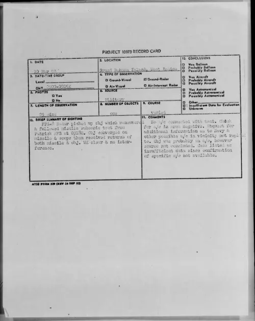 First page of 1959.03 - 9079537 - Grand Bahama Island, West Indies