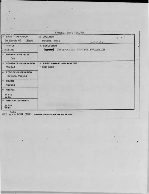 First page of 1966-03-8682110-Ottawa-Ohio