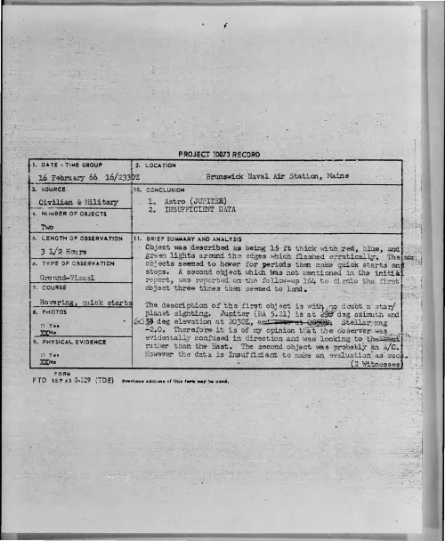 First page of 1966-02-8723266-BrunswickNavalAirStation-Maine