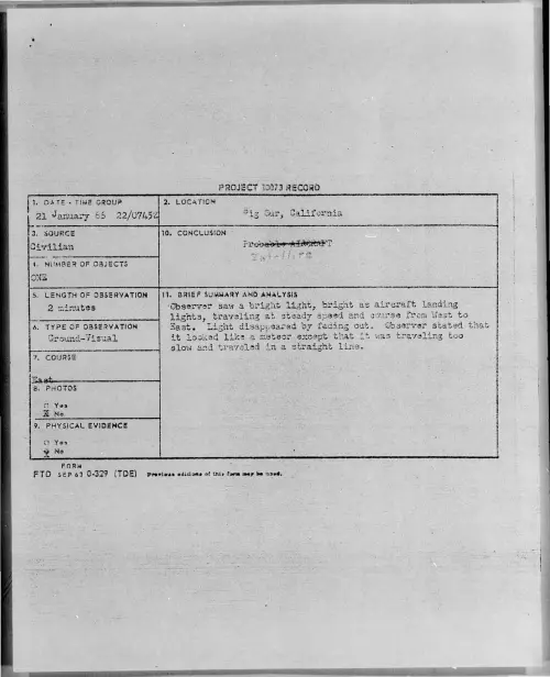First page of 1966-01-8722616-BigSur-California