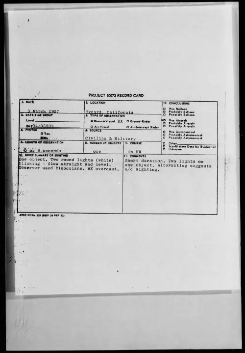 First page of 1957.03 - 6786949 - Oxnard, California