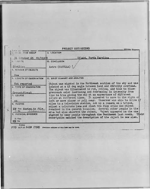 First page of 1965-10-8675652-Efland-NorthCarolina
