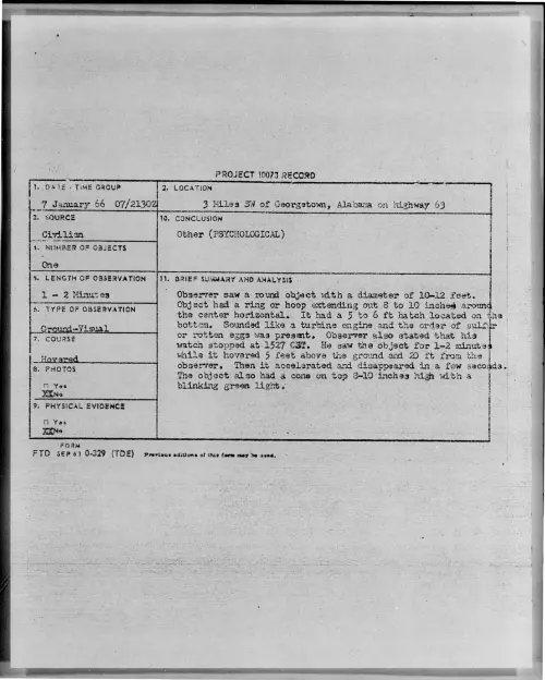 First page of 1966-01-8697540-3MilesSWOfGeorgetown-AlabamaOnHighway63