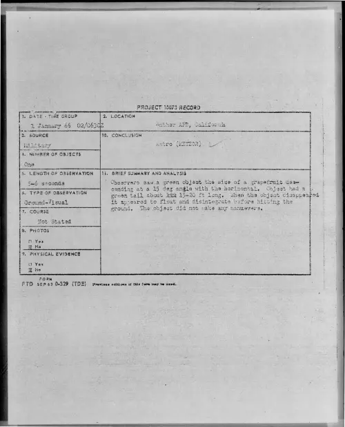 First page of 1966-01-8695804-MatherAFB-California