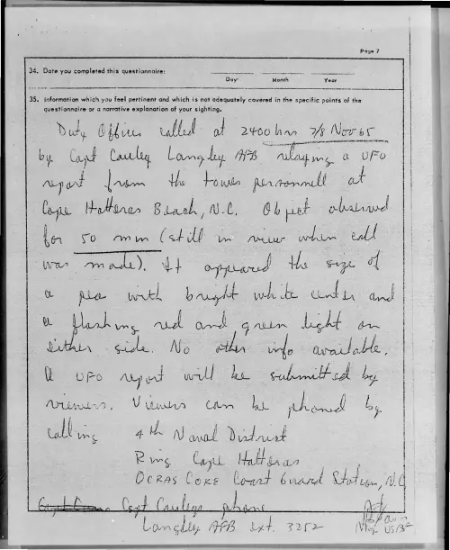 First page of 1965-11-8679062-CapeHattarasBeach-N-C