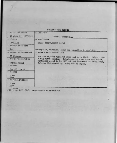 First page of 1965-07-7439372-Covina-California
