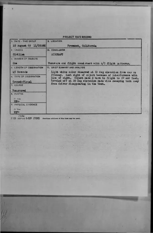 First page of 1965-08-7473235-Freemont-California