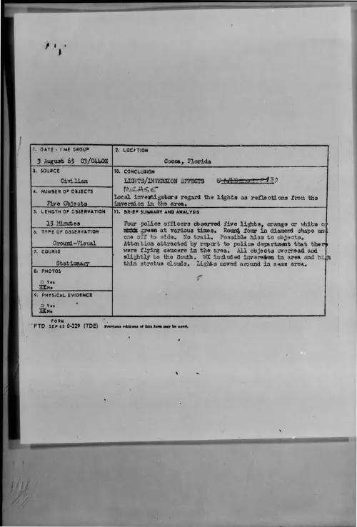 First page of 1965-08-7464224-Cocoa-Florida