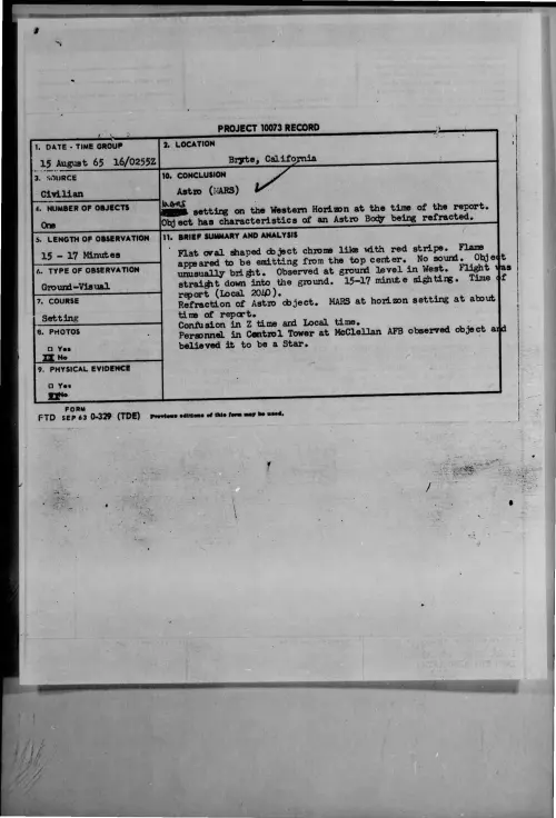 First page of 1965-08-7476278-Bryte-California