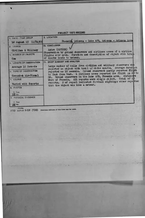 First page of 1965-08-7473170-Phoenix-Arizona