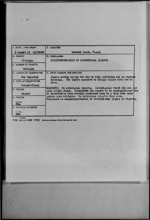 First page of 1965-08-7461278-WaikikiBeach-Hawaii