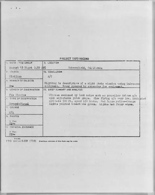 First page of 1965-08-7440724-Bakersfield-California