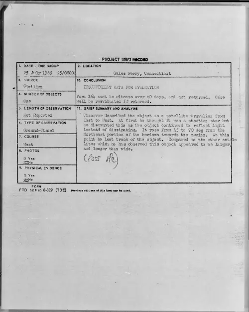 First page of 1965-07-7438385-GalesFerry-Conncecticut