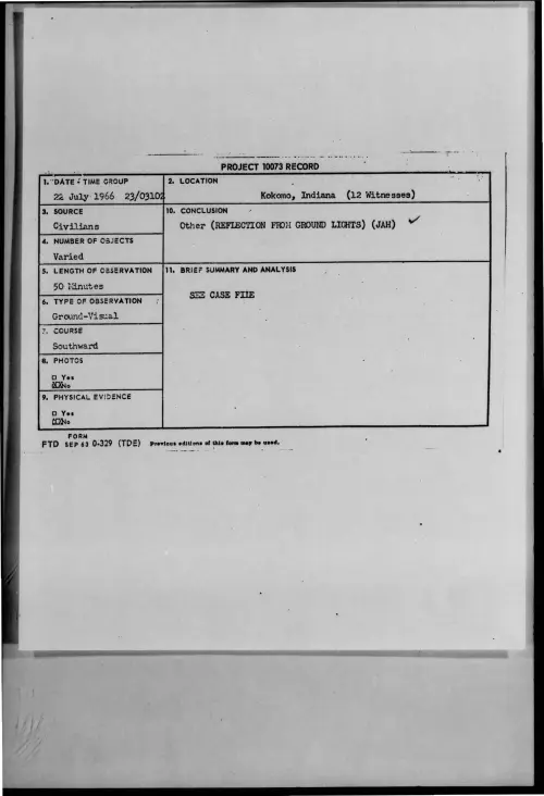 First page of 1966-07-8724436-Kokomo-Indiana