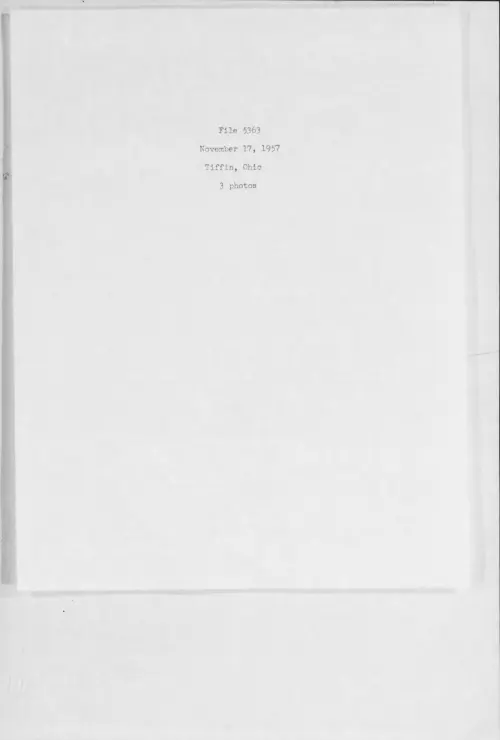 First page of 1957.11 - 6975017 - Tiffin, Ohio (#5363)