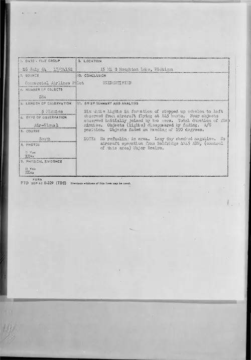 First page of 1964-07-8725972-15MiSHoughtonLake-Michigan