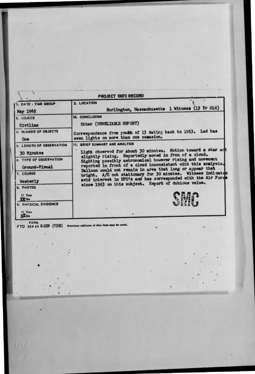 First page of 1965-05-9072586-Burlington-Massachusetts