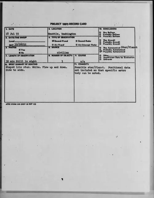 First page of 1955.07 - 6970094 - Seattle, Washington
