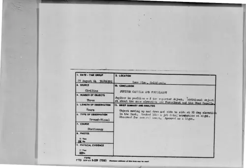 First page of 1964-08-9421115-LonePine-California
